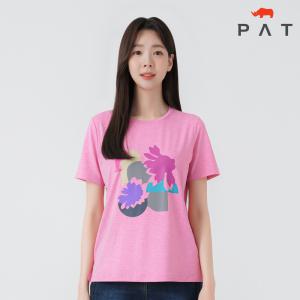 [PAT 여성] 컬러 원포인트 티셔츠_1I65307