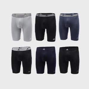 [브랜드] ADIDAS UNDERWEAR 아디다스 언더웨어 남자팬티 에어로레디 롱드로즈 6SET 국내정품