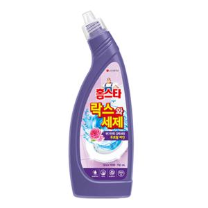 홈스타 락스와 세제 후로랄 파인 750ml 타일 줄눈 사이 변기 틈새 곰팡이 제거 화장실 욕실 청소 락스