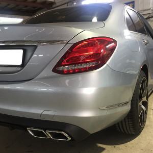 롯데 벤츠 C클래스 W205 리얼 카본 범퍼 디퓨져 스플리터 AMG 라인 공용 세트