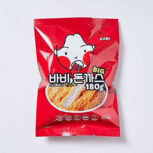 올리브유로 튀겨낸 바비 제주통등심 돈까스 BIG 180g-소스별매