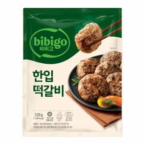 CJ 비비고 한입떡갈비 홈파티 도시락 자취 반찬 야식 술안주 아이들 간식 320g