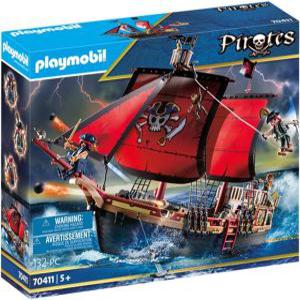 Playmobil 70411 대포를 가진 해적 대형 떠 다니는 해적선