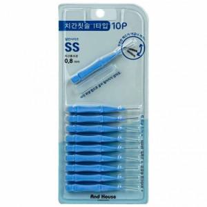 덴탈 치간칫솔 I형 10P SS 0.8mm