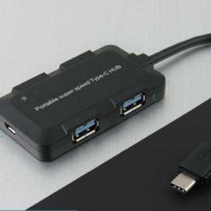 4포트 C타입 USB2.0 3.0 허브 멀티포트 충전 데이터전송