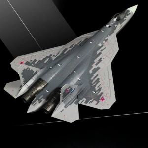 SU57 모형 합금 프라모델 페인트 전투기 Su-57 완성품 디지털