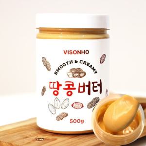 크리미 땅콩버터 500g 무가당 피넛버터