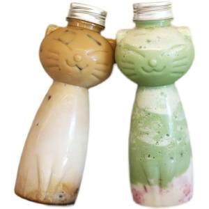 보틀 귀여운 고양이 500ml 350ml 플라스틱병 디저트