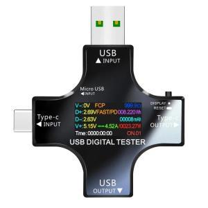 USB 테스터 DC C타입 PD 디지털 전압계, 앰퍼 전압 전류 모니터, 감지기, 보조배터리 충전기 용량 계량기,