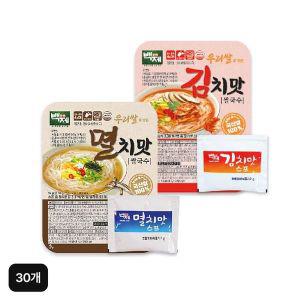 [NS홈쇼핑]백제 쌀국수 총 30개(멸치맛 쌀국수 15개+김치맛 쌀국수 15개)..[34765060]