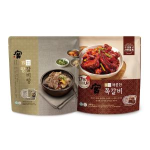 [코스트코] 궁왕갈비탕1kg x 2 +당면+매콤한쪽갈비800g x 2 +떡 670826