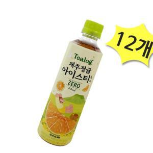 [리씨리씨] 티로그 제주청귤 아이스티 녹차 제로 500ml x 12개 이노엔 차음료 액상차 홍차음료 (티로그,제