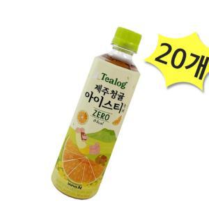 [리씨리씨] 티로그 제주청귤 아이스티 녹차 제로 500ml x 20개 이노엔 차음료 액상차 홍차음료 (티로그,제