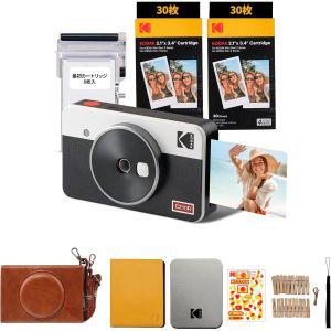 코닥 KODAK Mini Shot 2 레트로 4PASS 2-in-1 인스턴트 카메라 및 사진 프린터(2.1