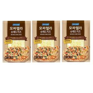 리치골드 모짜렐라 슈레드 치즈 1kgx3 총3kg 넉넉 쭈욱늘어나는 고소함