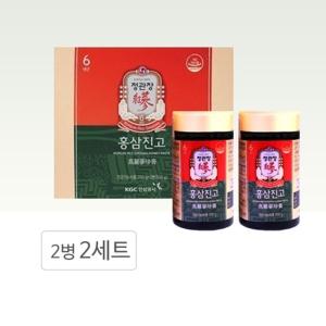 정관장 홍삼진고 선물세트 500g(250g 2병) 2세트 국내산 홍삼농축액 6년근 TD