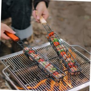 bbq 핫도그 바베큐 꼬치 숯불구이 직화 철소재 캠핑 꼬지 휴가 그릴