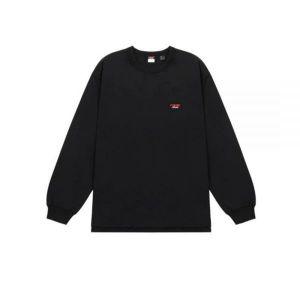 NANGA 24FW 에코 하이브리드 박스 로고 EMBROIDERY L/S 티 엠브로이더리 긴팔티 티셔츠 524998