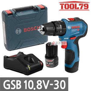 보쉬 GSB10.8V-30 충전해머드릴 10.8V 3.0Ah*2개 함마드릴 충전햄머 컴팩트 브러쉬리스 ECP