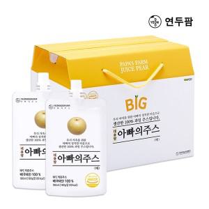 [하프클럽/연두팜]Big 아빠의주스 배즙 대용량 180ml 30개입