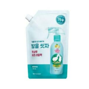 온더바디 발을씻자 코튼풋샴푸 리필 레몬향, 500ml, 3개