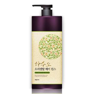 [과일나라] 하수오 대용량 샴푸린스 1500ml 2개 헤어 트리트먼트