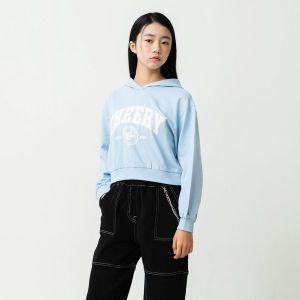 [더데이걸][50%+추가8%]크롭 후드 스 셔츠 TGMH24101