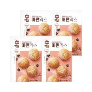 CJ제일제당 백설 머핀믹스 500g 4개