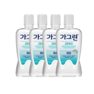 가그린 제로 820ml 4개