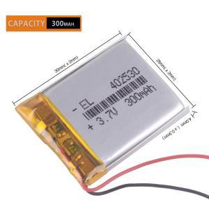 402530 3.7V 300mAh 폴리머 리튬 이온 배터리 블루투스 헤드셋 팔찌 손목 시계 펜 GPS PSP PDA MP3 MP4 MP5