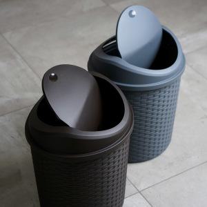 (코스트코 직배송) 바스클립 라탄 플립형 키친 쓰레기통 21L 2개Bathclip Rattan Flip Kitchen Bin 21L 2Pack