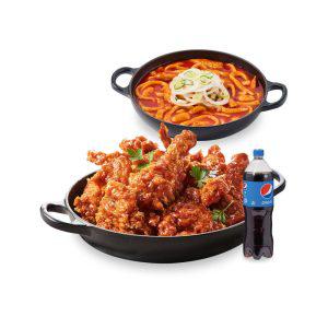 [치킨플러스] 양념치킨+호로록떡볶이+콜라1.25L