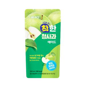 동서웰빙 착한 청사과에이드 파우치음료 320ml