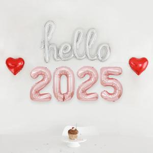 파티아일랜드 Hello 2025 연말 파티 풍선 신년 송년 연말