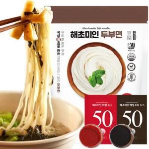 [기타]해초미인 두부면세트 10인분(면10+비빔소스5개+모밀소스5개)