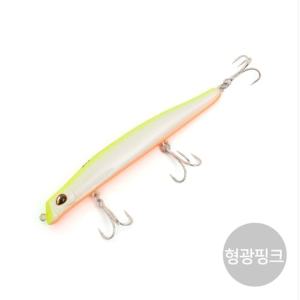 더블킬 미노우 싱킹 18g 120mm 형광핑크 농어 삼치/낚시/바늘/루어/쏘가리/가