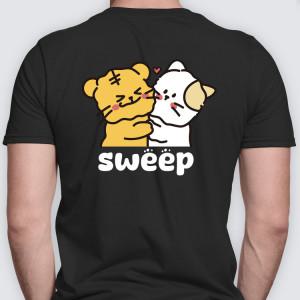 스윕 SWEEP 기능성 라운드 티셔츠 - 타캣 / 기능성 티셔츠 / 시원한 쿨론 소재 / 남여 공용 / 단체복 인쇄 가능