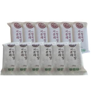 서일농원 서분례 명인 청국장 + 매운청국장 110g x 12개 (각 6개)