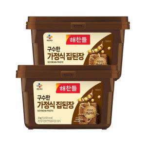 해찬들 구수한 가정식 집된장 3kg x2개