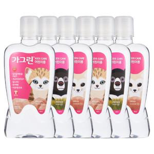 어린이 가그린 딸기맛 380ml x6개+100ml 구강청결제 자일리톨 함유