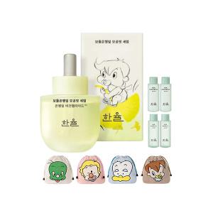 한율 보들은행잎 모공핏 세럼 아기공룡둘리콜라보, 40ml, 1개 + 증정(어린쑥토너,18ml, 2개 + 플루이드,18ml, 2개 + 복조리파우치(랜덤), 1개)