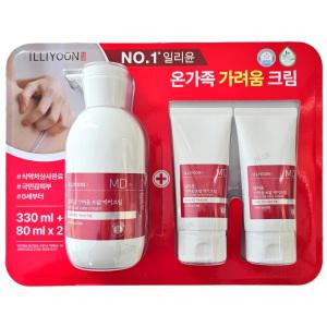 일리윤 가려움 토탈케어 크림 490ml (330ml + 80ml x 2개)