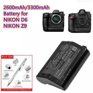 니콘 D6,Z9 용 카메라 배터리 EN-EL18d, 10.8V, 2600mAh,