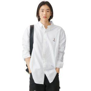 폴로랄프로렌 POLO RALPH LAUREN 지급White Collection 커스텀핏 클래식 옥스포드 셔츠 - 화이트 257684