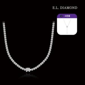 [E.L DIAMOND]18K 랩다이아몬드 12.5캐럿 프시케 테니스 목걸이