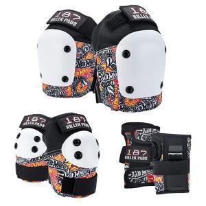 187 Killer Pads KILLER PADS 6팩 - L/XL (핫 휠), 블랙