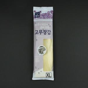 특대사이즈 흰색고무장갑1개 남성용 큰 백색고무장갑 급식실용