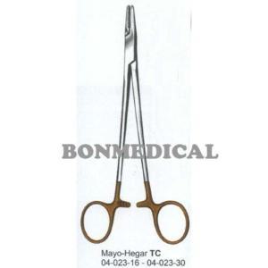 NS TC MAYO HEGAR NEEDLE HOLDER 메이오지침기 GOLD RINGS 16CM 04-023-16