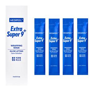 메디필 엑스트라 슈퍼9 플러스 물광리프팅 랩핑 마스크4ml(4개입) 물광피부 리프팅마스크팩