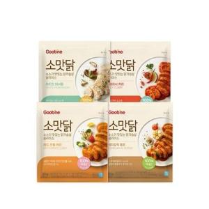 굽네] 소스가 맛있는 닭가슴살 슬라이스 4종 6+6팩